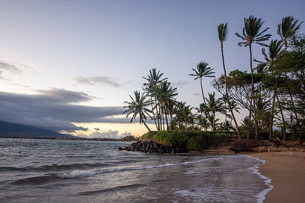 istock Sunset at Beach in Maui, Hawaii, USA 2253236311