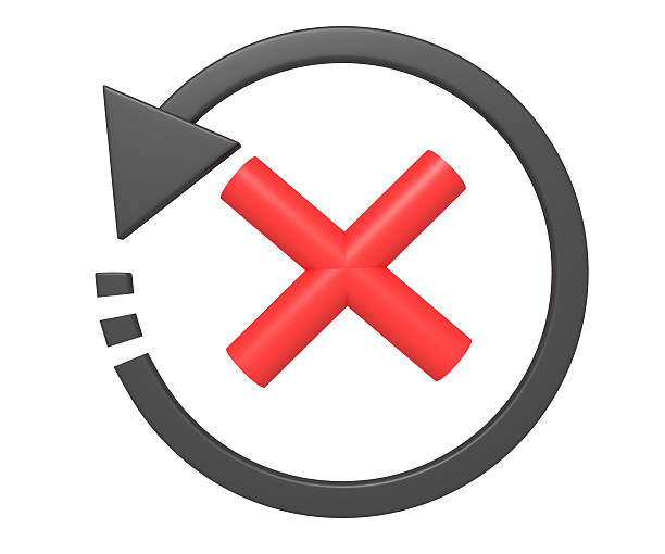 Red icon with Arrow Circle Undo Icon