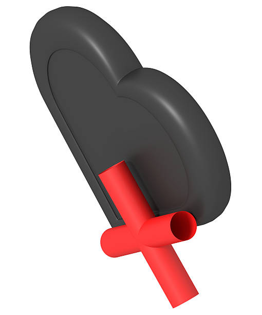 istock 3D Heart with Red Icon Mark 2253239954