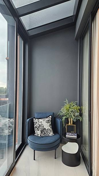 istock Modern Reading Nook with Armchair and Natural Light 2253241213