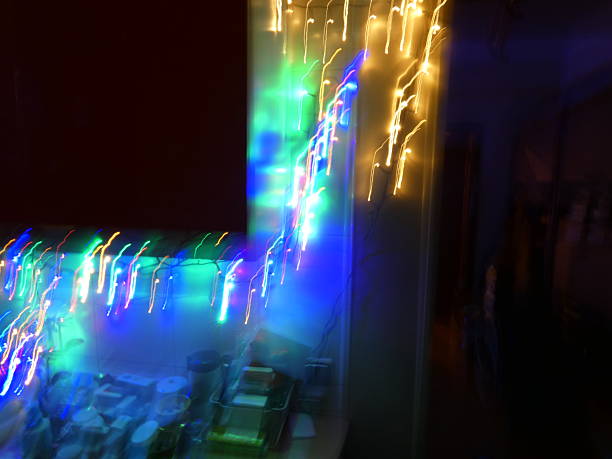 Christmas Ornaments and Elements 2025 Happy New Year Lights, Decoration, Holiday Background, lamp, glow, sparkle, seasons greetings, snow flakes, star