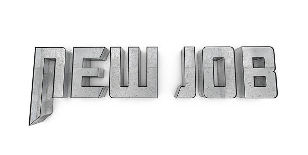 NEW JOB Metal Text