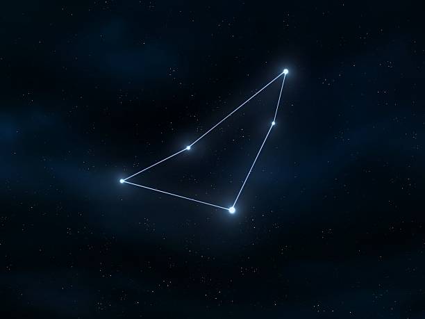 istock Indus constellation in the night sky. Astrological image. 2253257332