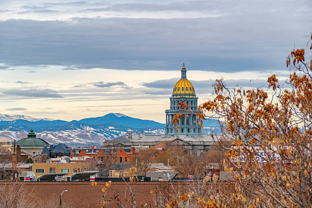 istock skyline of Denver with view to capitol 2253257437