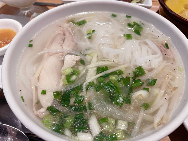 istock Vietnamese pho with chicken meat 2253257569