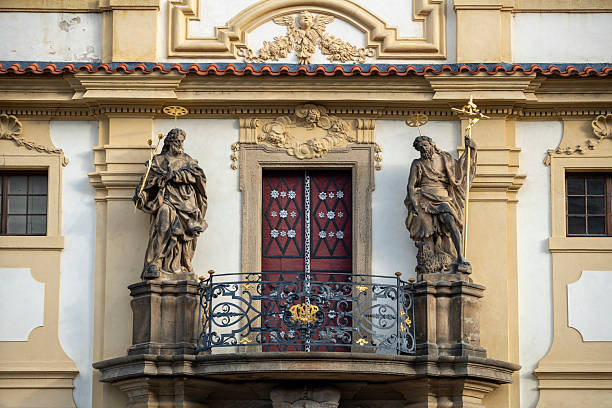 Prague streets and statues, Czech Republic