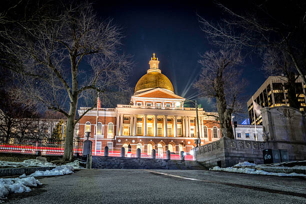 istock famous state capitol in Boston, Massachusetts, USA 2253266463