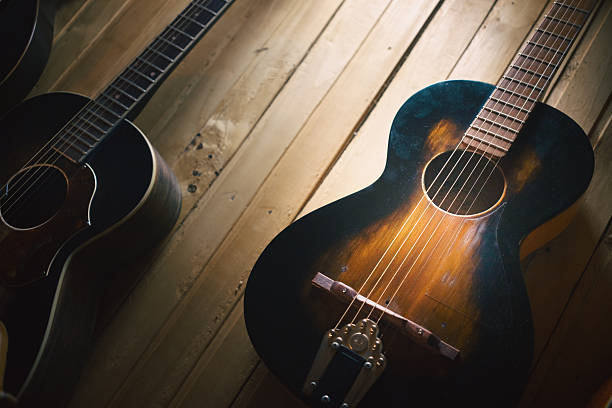 istock Old acoustic guitar from the 60s 2253267447