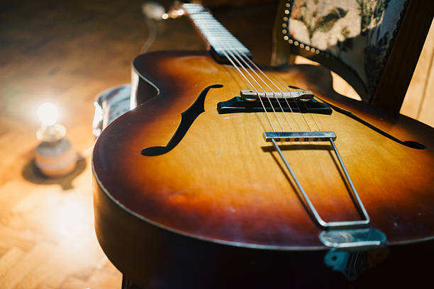istock Old acoustic guitar from the 60s 2253267449