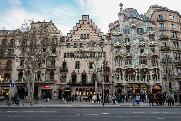 Passeig de Gracia is one of Barcelona’s most famous avenues, known for its modernist architecture, luxury shops, and landmarks like Casa Batllo, Casa Amatller, Casa Mila etc,