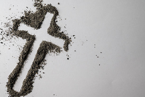 istock Ash cross symbol on white background 2253277050
