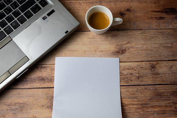 istock Home office workspace with laptop and coffee 2253277101