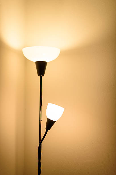 istock Modern Floor Lamps with Warm Lighting 2253277954