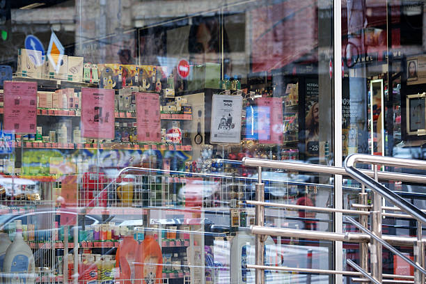 Brightly colored products line the shelves, inviting shoppers to explore and discover. Kyiv, Ukraine. December 5, 2025.