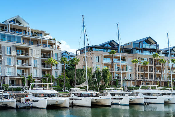 istock Cape Town Harbor With Yachts and Modern Apartments 2253284322