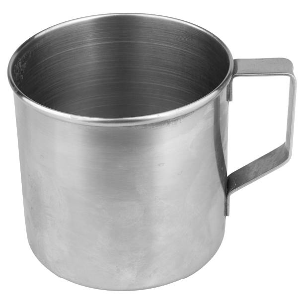 istock Stainless steel water mug isolated on white background 2253293811
