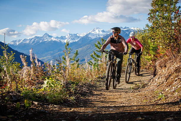 istock Looking at the View during a Mountain Bike Ride 2253294678