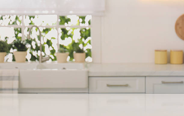 istock Blur image of modern Kitchen Room interior. 2253296640