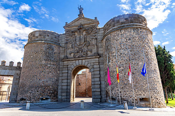 istock The Imperial Gate Of Ancient Toledo Spain 2253297668