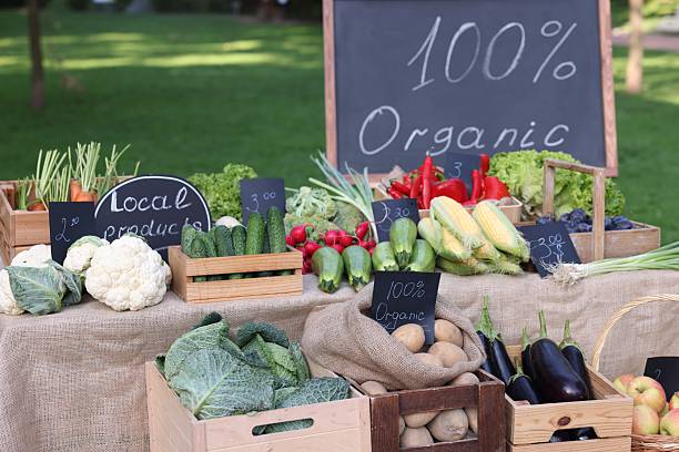 istock Many different vegetables on stall at farmer's market 2253300275