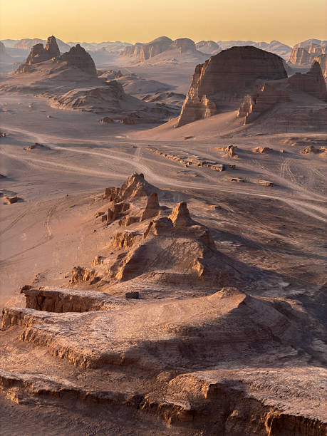 Sunrise in the Lut Desert