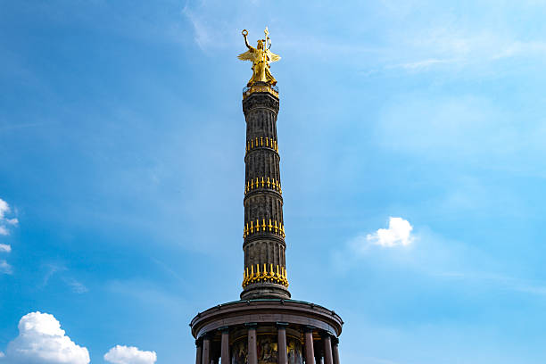 istock Berlin monument shines in sunlight. Berlin monument stands as a symbol. Berlin monument represents German pride. Berlin monument attracts visitors daily. 2253302266