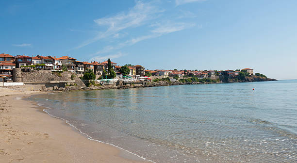 istock Panoramic view on atchitectural-historic complex old town Sozopol, Bulgaria. 2253302771