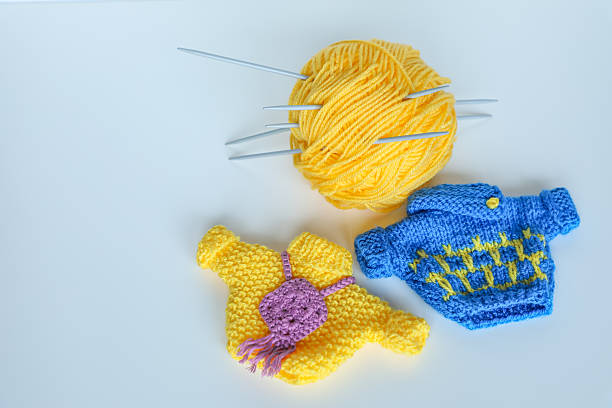 istock Vibrant yarn-based handmade crochet and knitting pieces, suitable for needlework, creative hobbies, textile crafts, and modern DIY projects. 2253308716