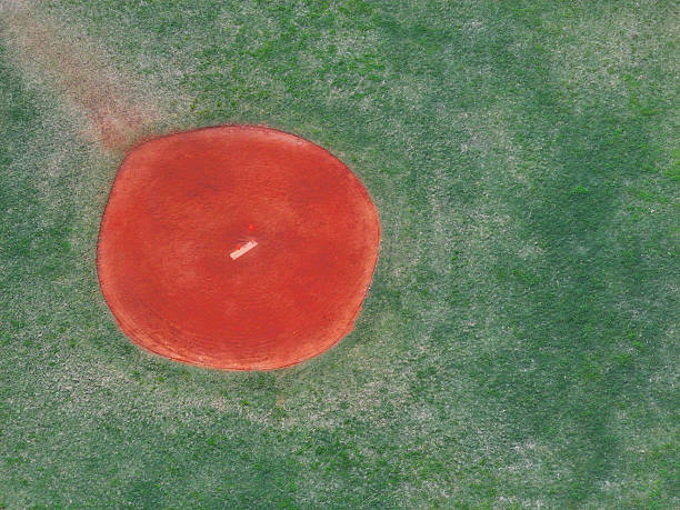 Baseball Fields with a Pitchers Mound, Dugout, Red Clay, Bases and other features.