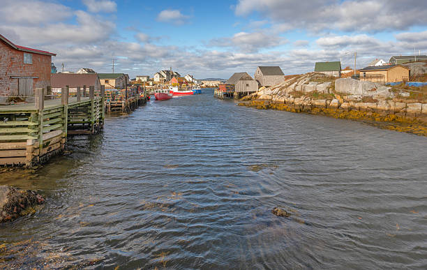 istock Boats and buildings at Peggy’s Harbour 2253312840