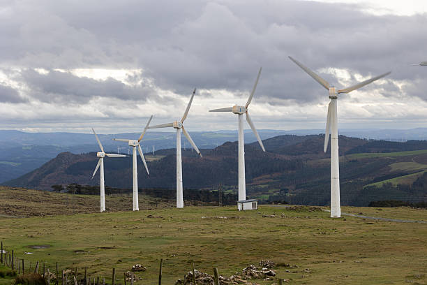 istock Wind turbines rotating generating renewable green energy 2253318432