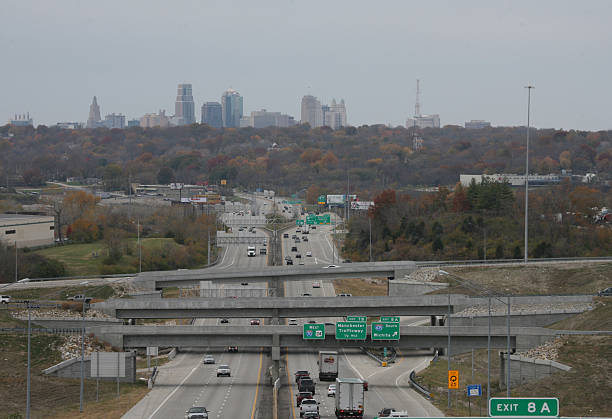 istock I-70 west to KCMO in fall 2253322069