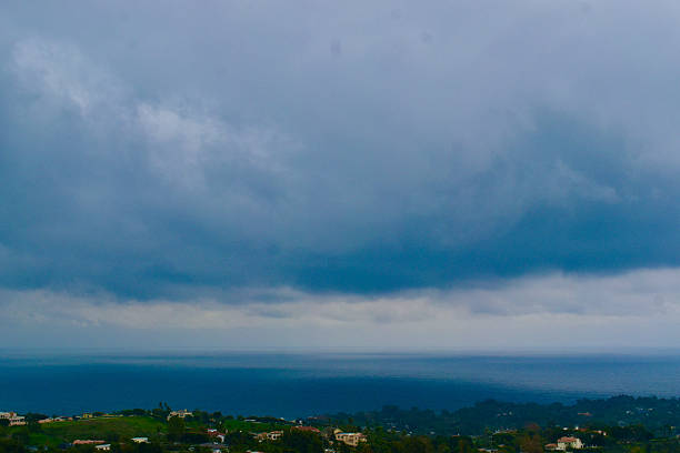 Bomb Cyclone Storm Hitting  Malibu California