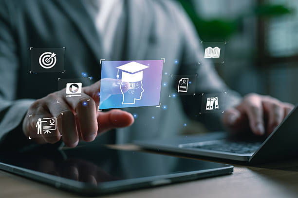 istock AI education with graduation cap, visualizing the integration of artificial intelligence in learning and educational technologies for future advancements 2253332814