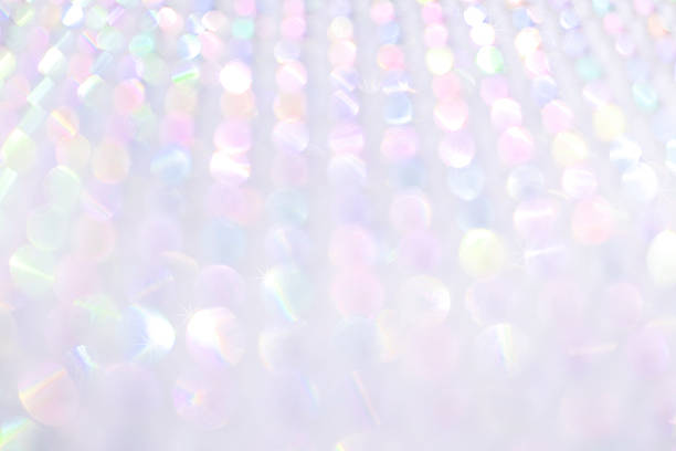 A series of glowing continuous bokeh.