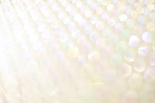 A series of glowing continuous bokeh.