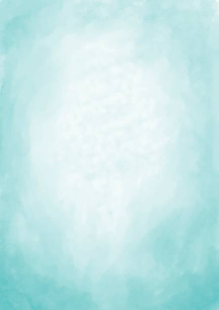 istock A background with a watercolor texture in blue, green, and white tones. An abstract gradient, a light sky with clouds, or an ocean and water theme. Design for grunge-style postcards, vintage templates, banners, and greeting cards. Space for text 2253342780