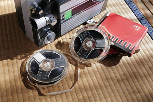 istock Retro 8mm projector and film 2253347760