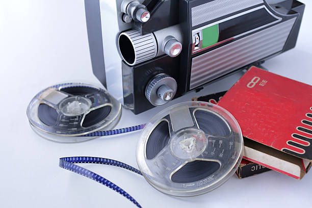 istock Retro 8mm projector and film 2253347763