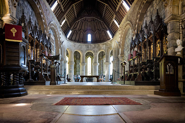 Holidays in Scotland - Chancel in St Conan’s Kirk in Loch Awe