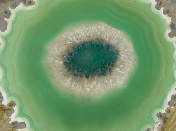 istock Green agate pattern atoll island isolated on white background 2253351140