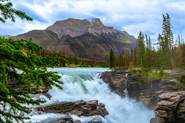 istock Athabasca falls rushing through jasper national park in canada 2253354458