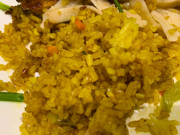 istock Biryani rice close up shot on the plate 2253355521