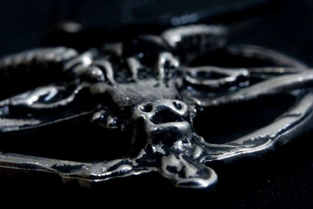 istock photograph of a Baphomet necklace 2253357524