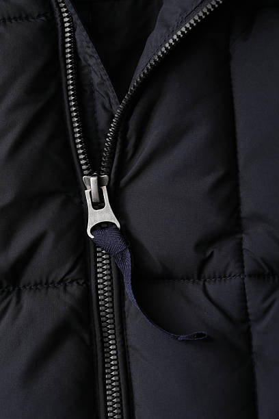 istock close up of a jacket with a zipper 2253371012