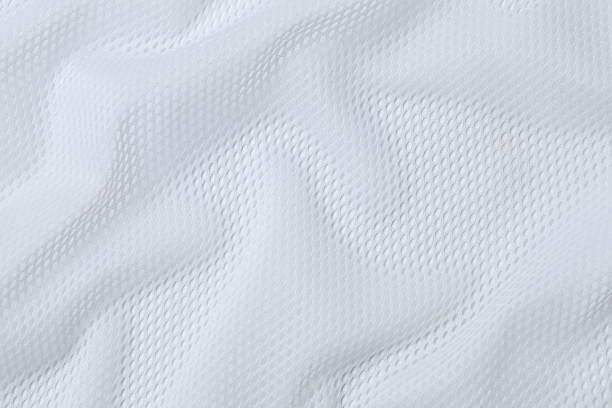 istock Close-up of white fabric texture background 2253377364