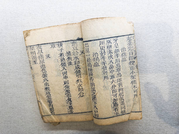 istock Ancient Chinese Books on Agriculture 2253377556