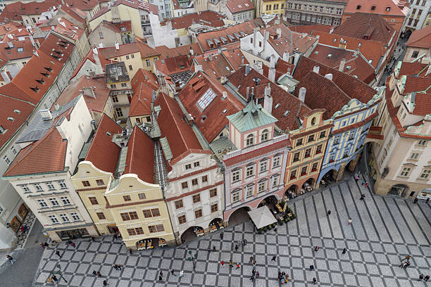 istock Elevated view of Old Town Square in Prague 2253380069