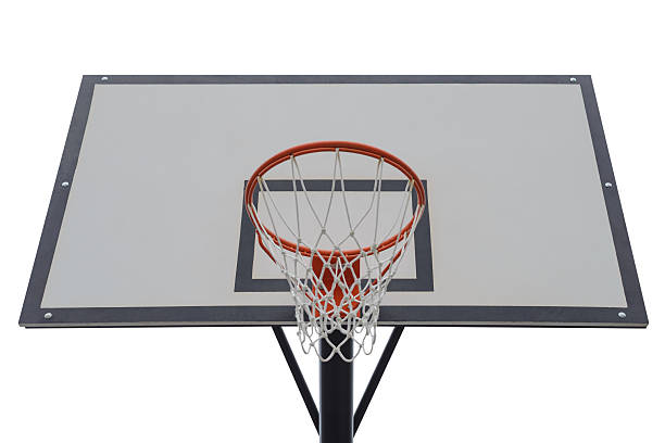 istock basketball board with hoop close up isolated on white background 2253380113