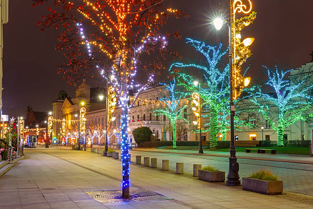 istock Christmas lights in Warsaw, Poland 2253380652